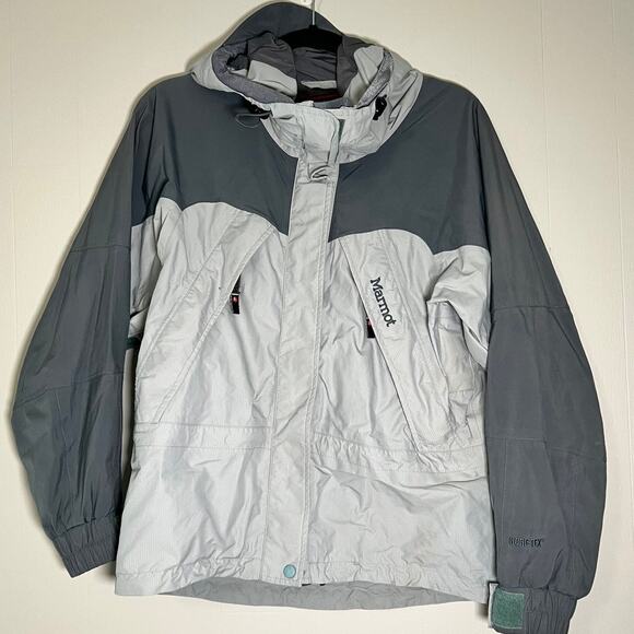Marmot Gray Gortex Jacket Size Small - Picture 1 of 6